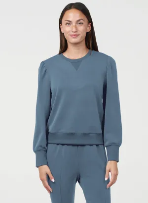 Luxe Shirred Pullover