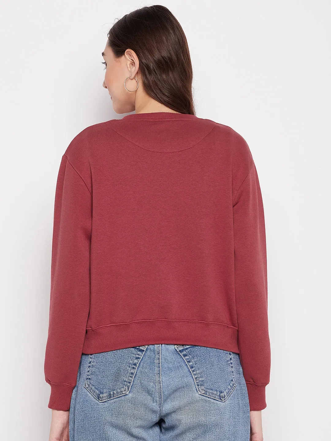 Madame Printed Sweatshirt For Women