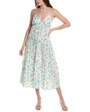 Maison Maar Tiered Midi Dress