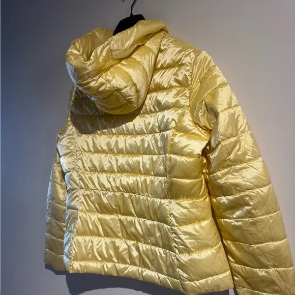 Massimo Dutti Super vibrant Yellow/Gold Lightweight Packable Puffer Jacket