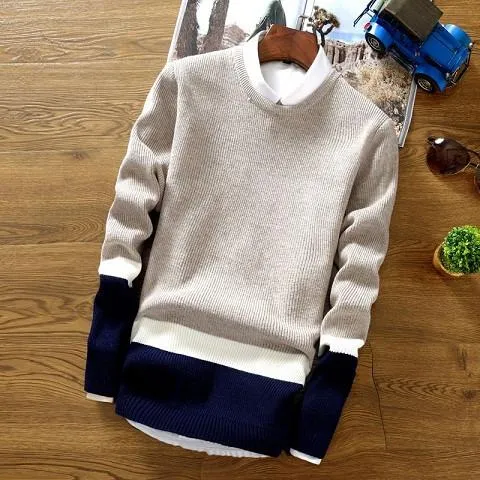 Men's Fashion Stripe Sweater