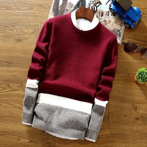 Men's Fashion Stripe Sweater