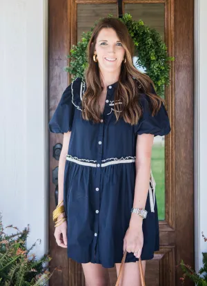 Navy Riding Dress