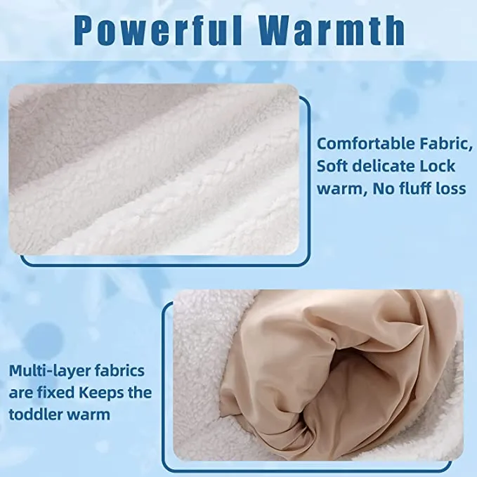 New super adorable Mother's Baby Bear Infant Boy Girl Winter Thick Romper Outwear Warm Hood Snowsuit Jumpsuit w/removable fur around hood, Sz 6-9 Months