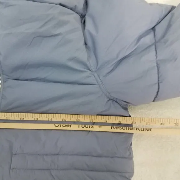 NEW Universal Thread Size XS Hooded Puffer Jacket Coat in Blue NWT $50