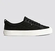 OCA Low Quilt Black Premium Leather Sneaker Women