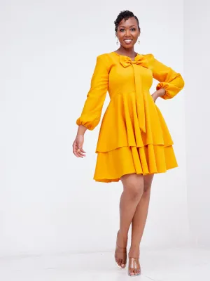 Olooseos Dress - Mustard Yellow