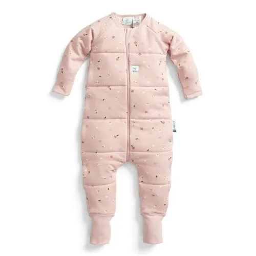 Organic Winter Long Sleeved Sleep Onesie - Extra Warm - Daisies