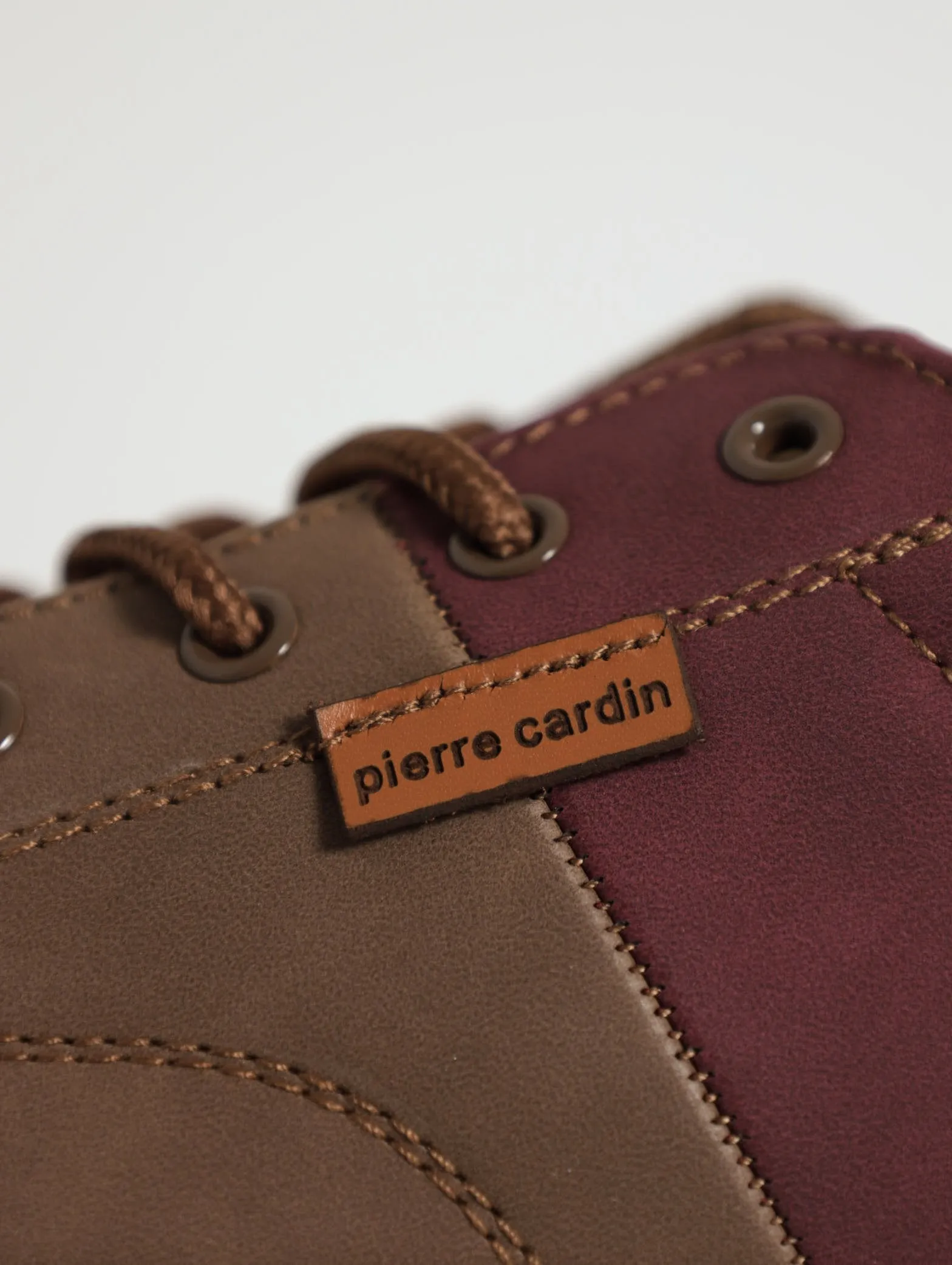 Panel Detail Platform Lace-Up Sneaker - Olive