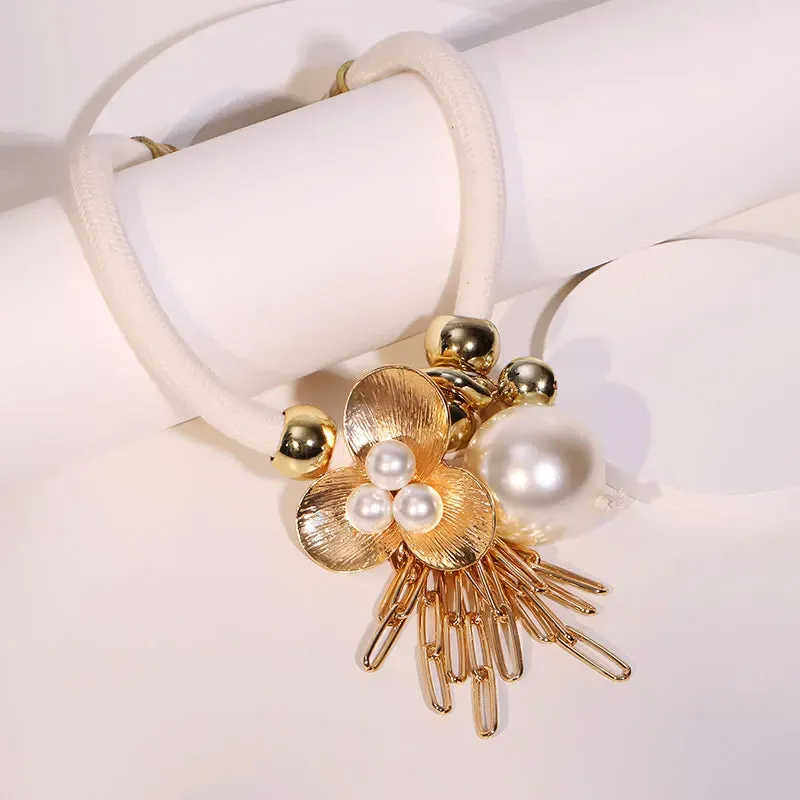 Pearls&Flower Necklace