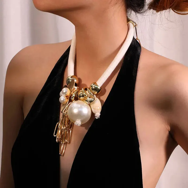 Pearls&Flower Necklace