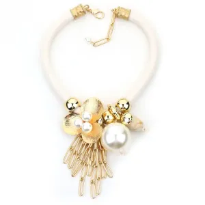 Pearls&Flower Necklace