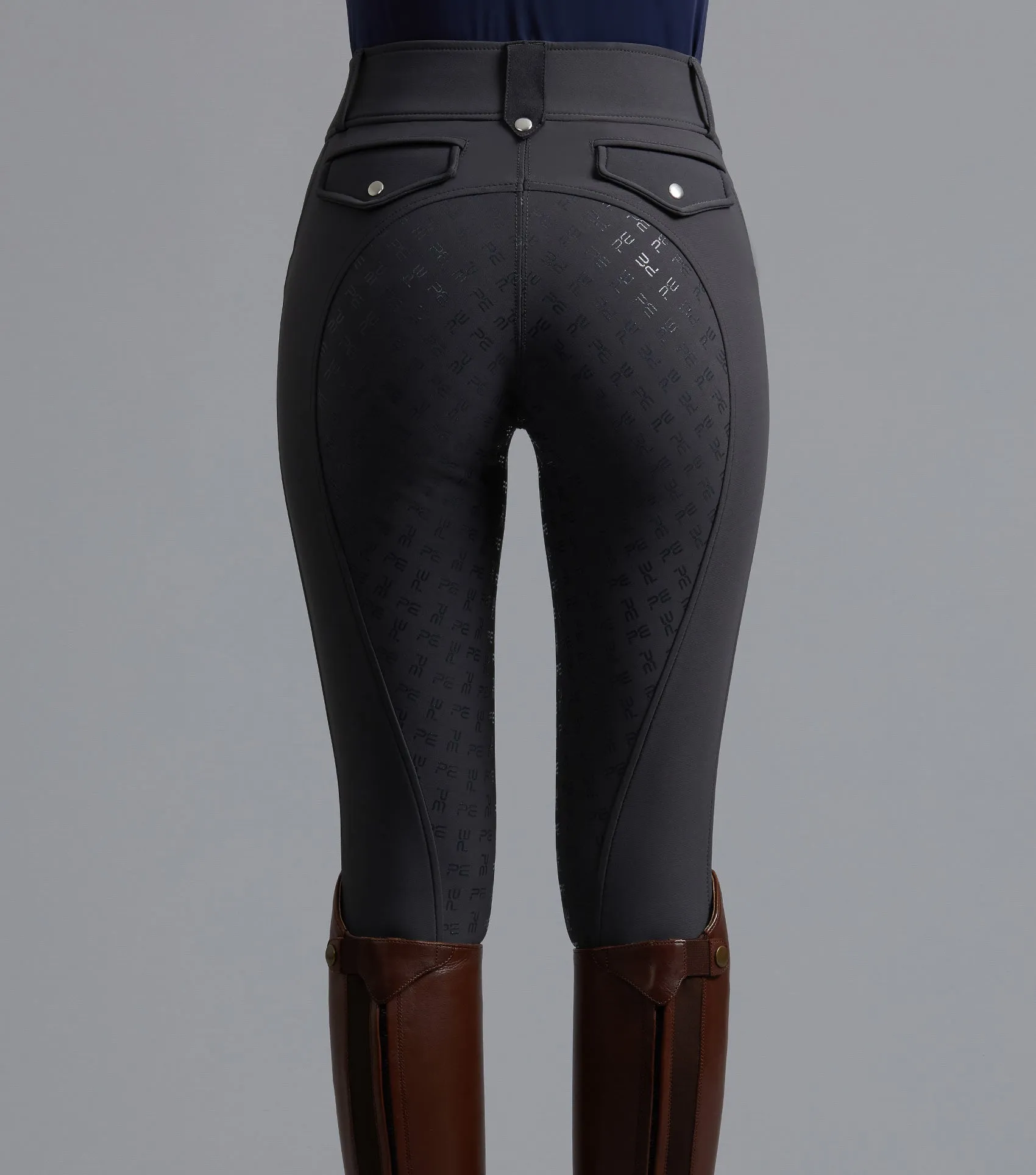 PEI Torino Ladies Full Seat Breeches - Grey