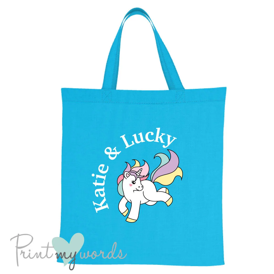 Personalised Unicorn Equestrian Tote Bag