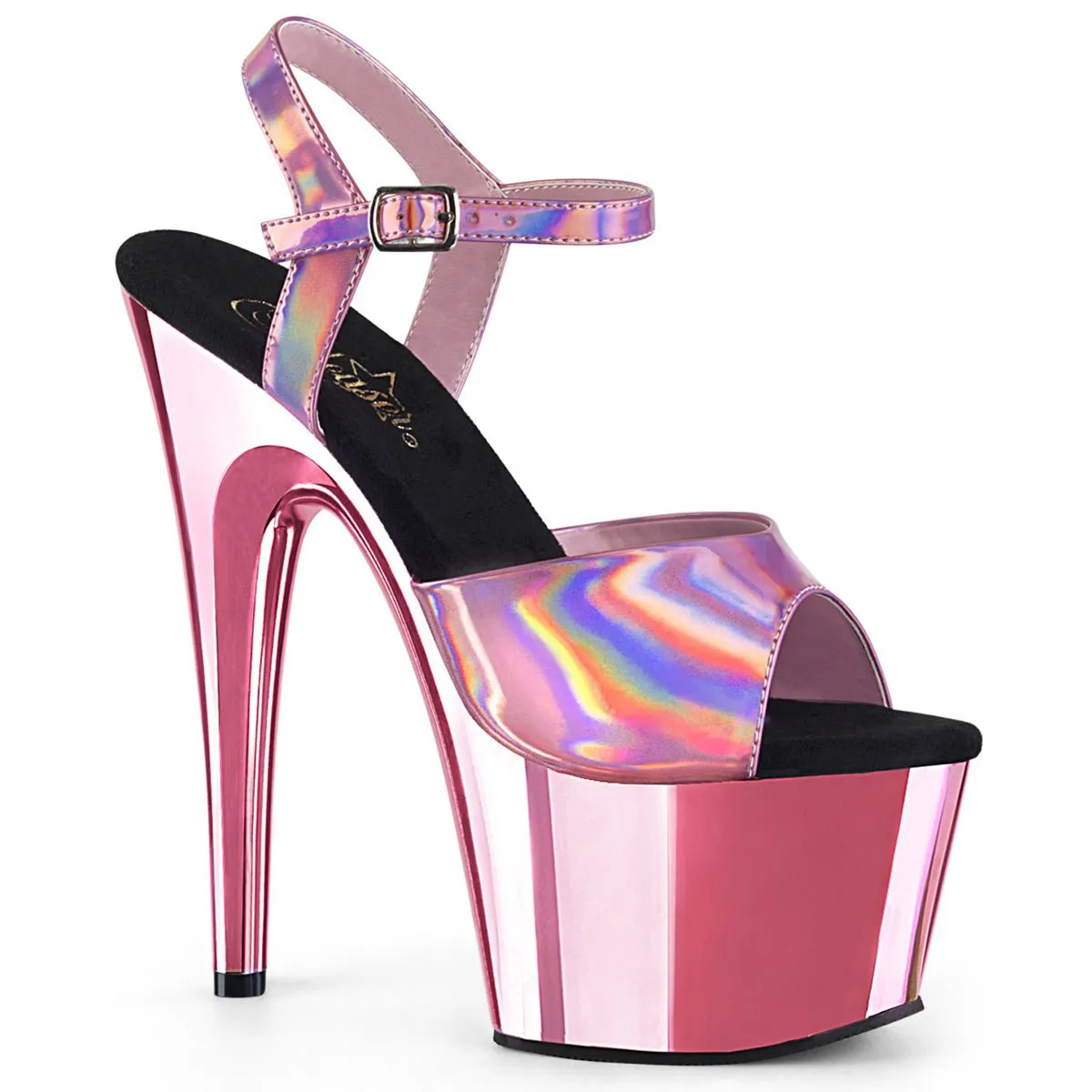 Pleaser Adore 709HGCG Pink Chrome