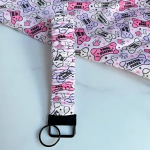 Puppy Love Scrunchie Keychain