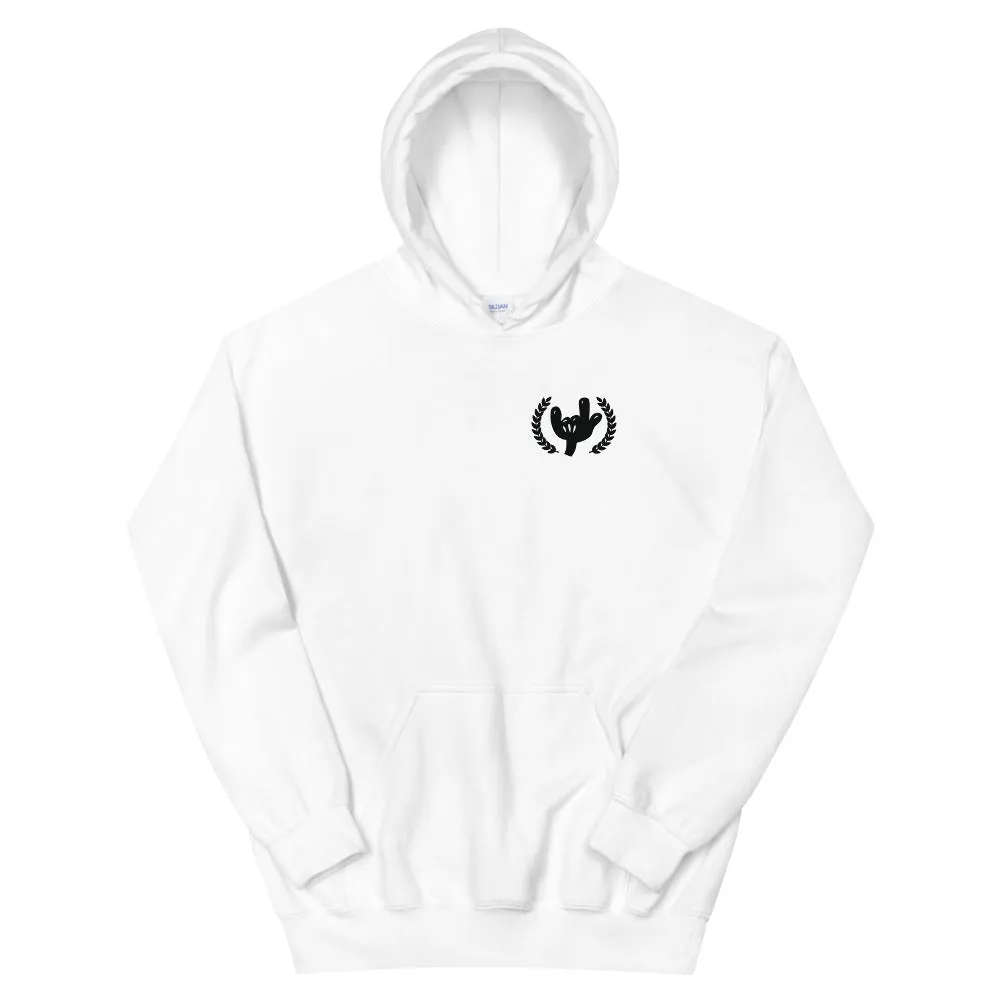 "Frack" Hooded Sweatshirt, design by Hero.