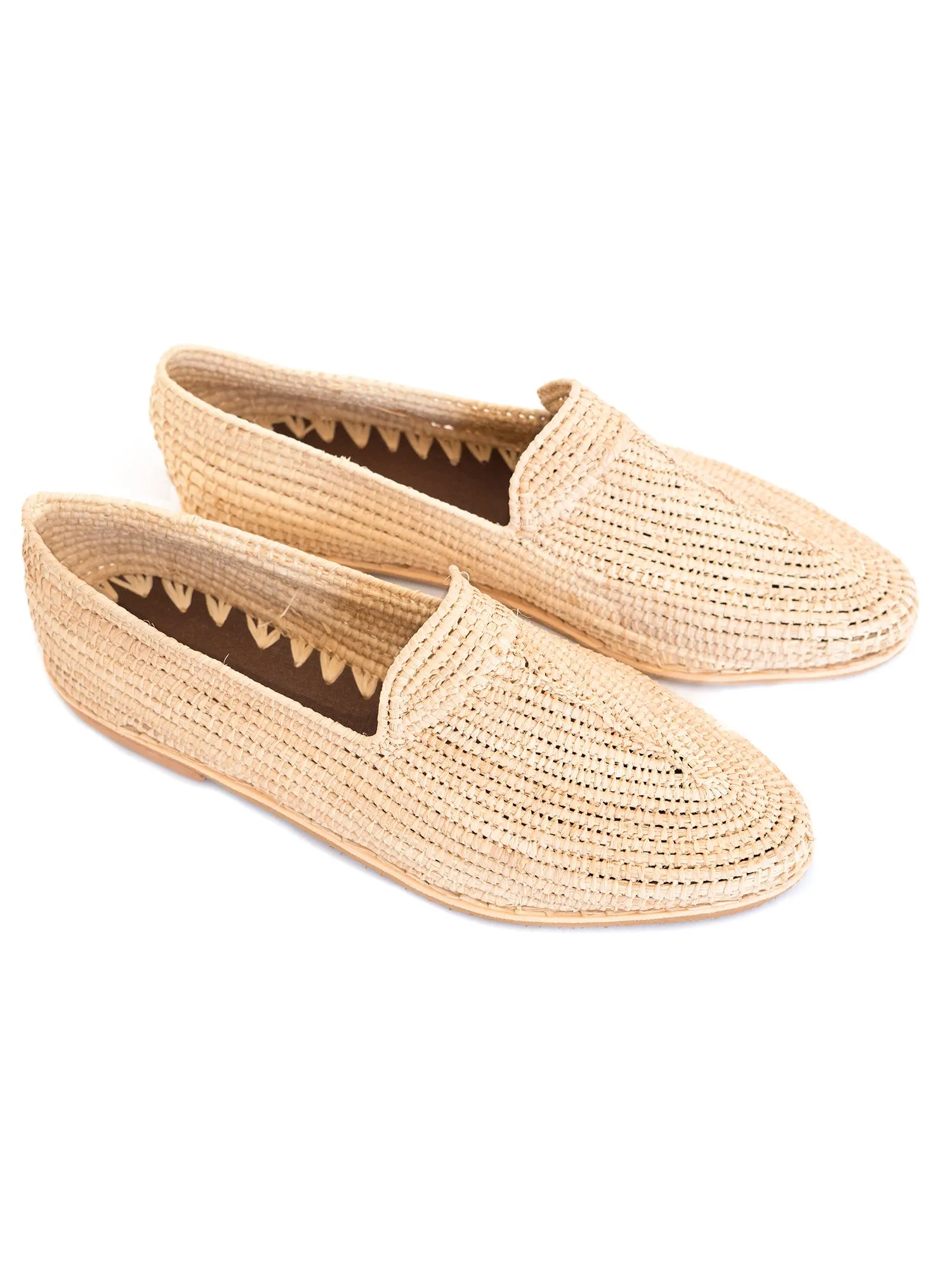 Raffia Loafers 'KAHINA'