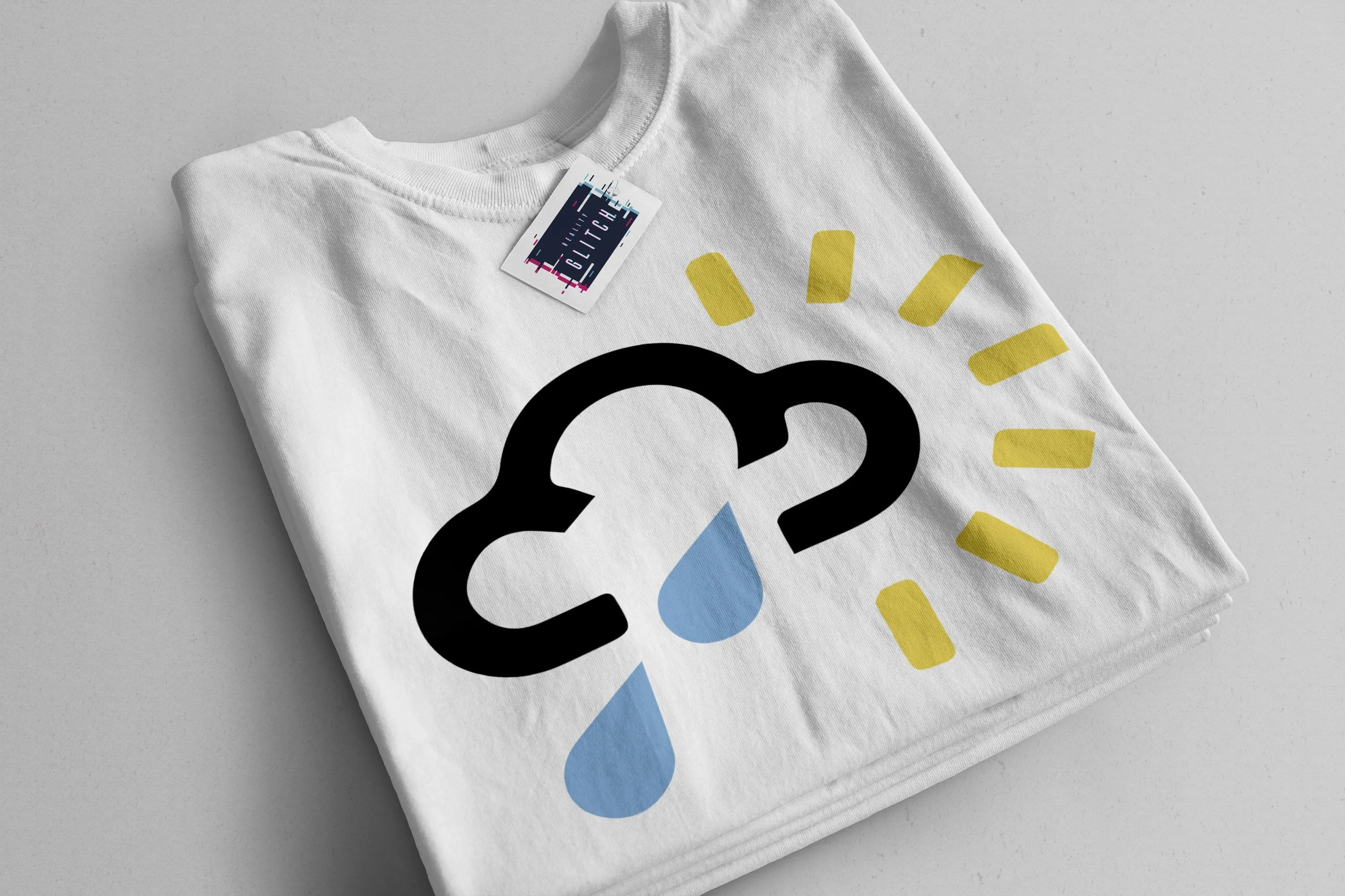 Reality Glitch UK Weather Forecast Symbol Mens T-Shirt
