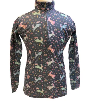RHC Youth Unicorn Horse Sun Shirt with Air Flow Mesh