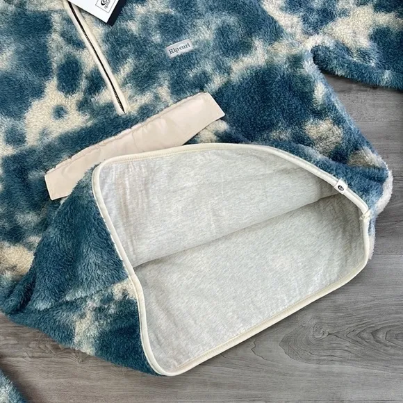 🔆RIP CURL🔆 DRIFTER TIE DYE POLAR FLEECE JACKET SWEATER
