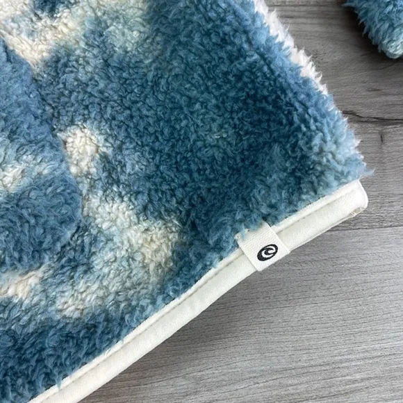 🔆RIP CURL🔆 DRIFTER TIE DYE POLAR FLEECE JACKET SWEATER