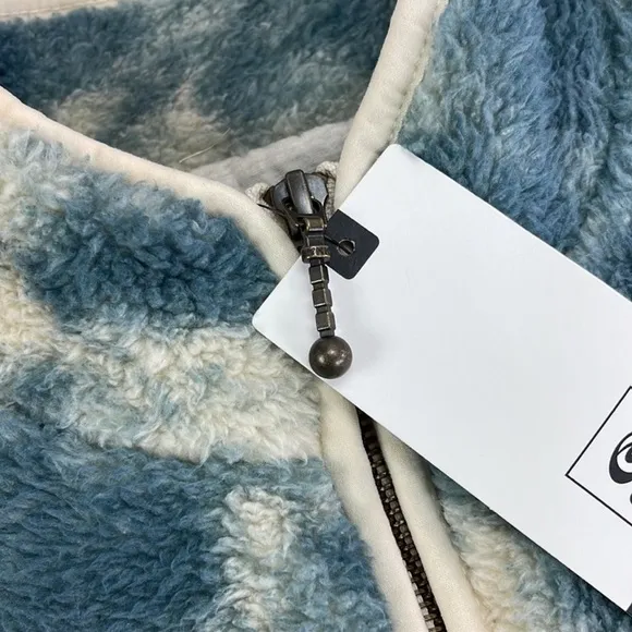 🔆RIP CURL🔆 DRIFTER TIE DYE POLAR FLEECE JACKET SWEATER