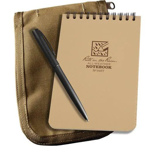 Rite in the Rain 4x6 Notebook Kit Tan