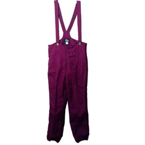 Roffe Snow Ski Pants Overalls Sz L Purple Snowbard Winter Snowmobile Ice Fishing