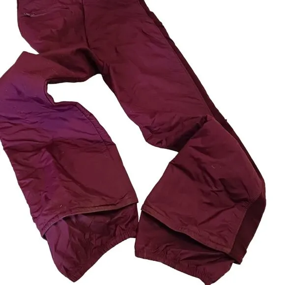 Roffe Snow Ski Pants Overalls Sz L Purple Snowbard Winter Snowmobile Ice Fishing