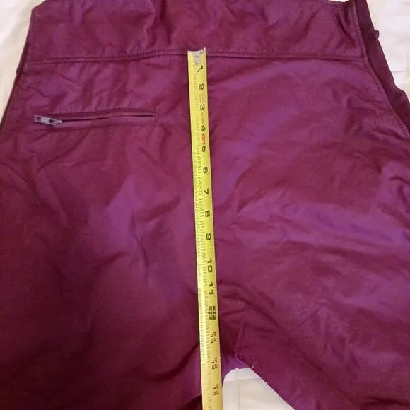 Roffe Snow Ski Pants Overalls Sz L Purple Snowbard Winter Snowmobile Ice Fishing