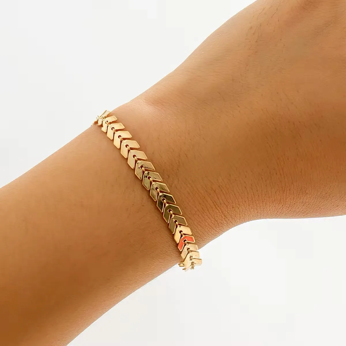 Rome Aesthetic Fishbone Airplane Bracelet