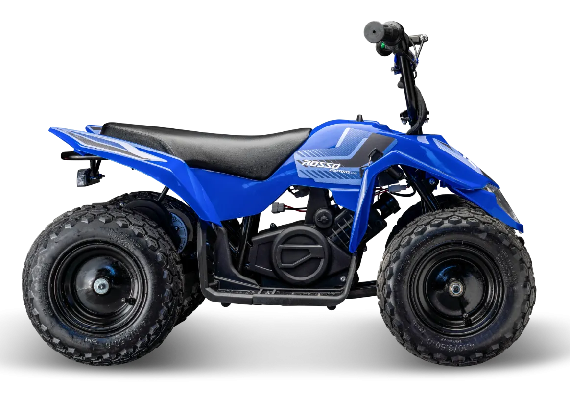 Rosso eQuad T Ride-on 4 Wheeler For Kids - Navy Blue - ASTM F963 Certified