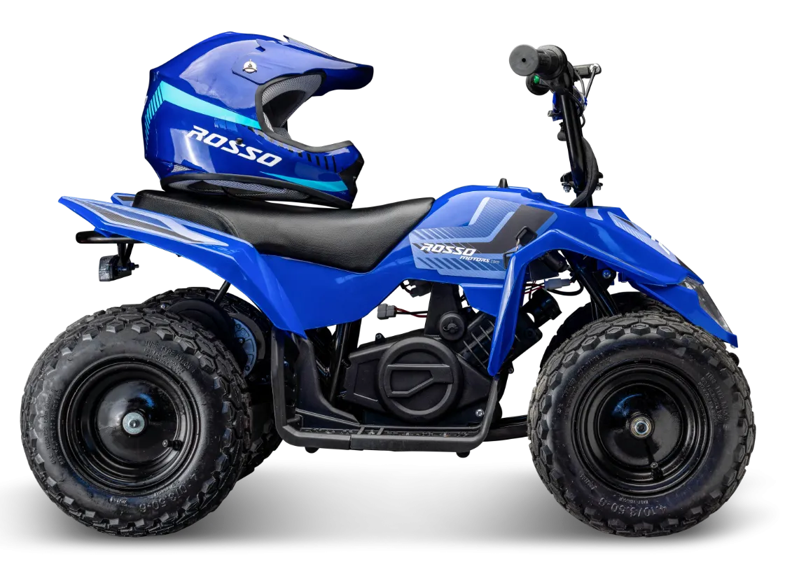 Rosso eQuad T Ride-on 4 Wheeler For Kids - Navy Blue - ASTM F963 Certified