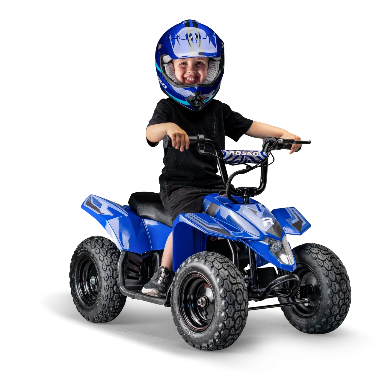 Rosso eQuad T Ride-on 4 Wheeler For Kids - Navy Blue - ASTM F963 Certified