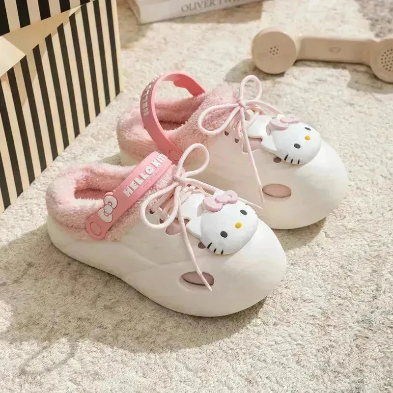 Sanrio Winter Warm Plush Clogs