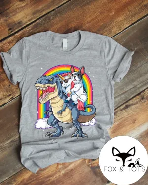 Screen Riding Unicorn and Dog Riding T-Rex RTS