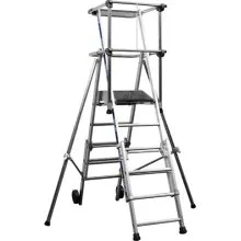 Sherpascopic Steps - Telescopic Platform 7 - 9 Treads 4.2m (Zarges)
