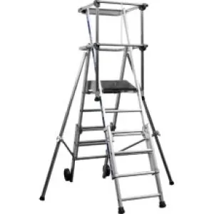Sherpascopic Steps - Telescopic Platform 7 - 9 Treads 4.2m (Zarges)
