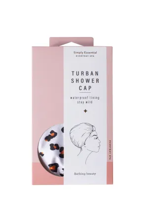 SIMPLY ESSENTIAL 21-1304SW Turban Shower Cap