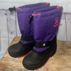 Size 3 Kamik winter snow boot. Velcro strap Warm lining Waterproof exc condition