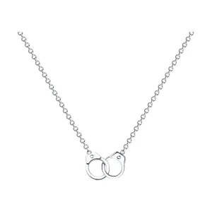 SKLV by SOKOLOV - Thick Silver Necklace With Handcuffs