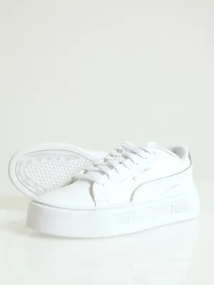 Smash Platform V3 Pop Up Sneaker - White