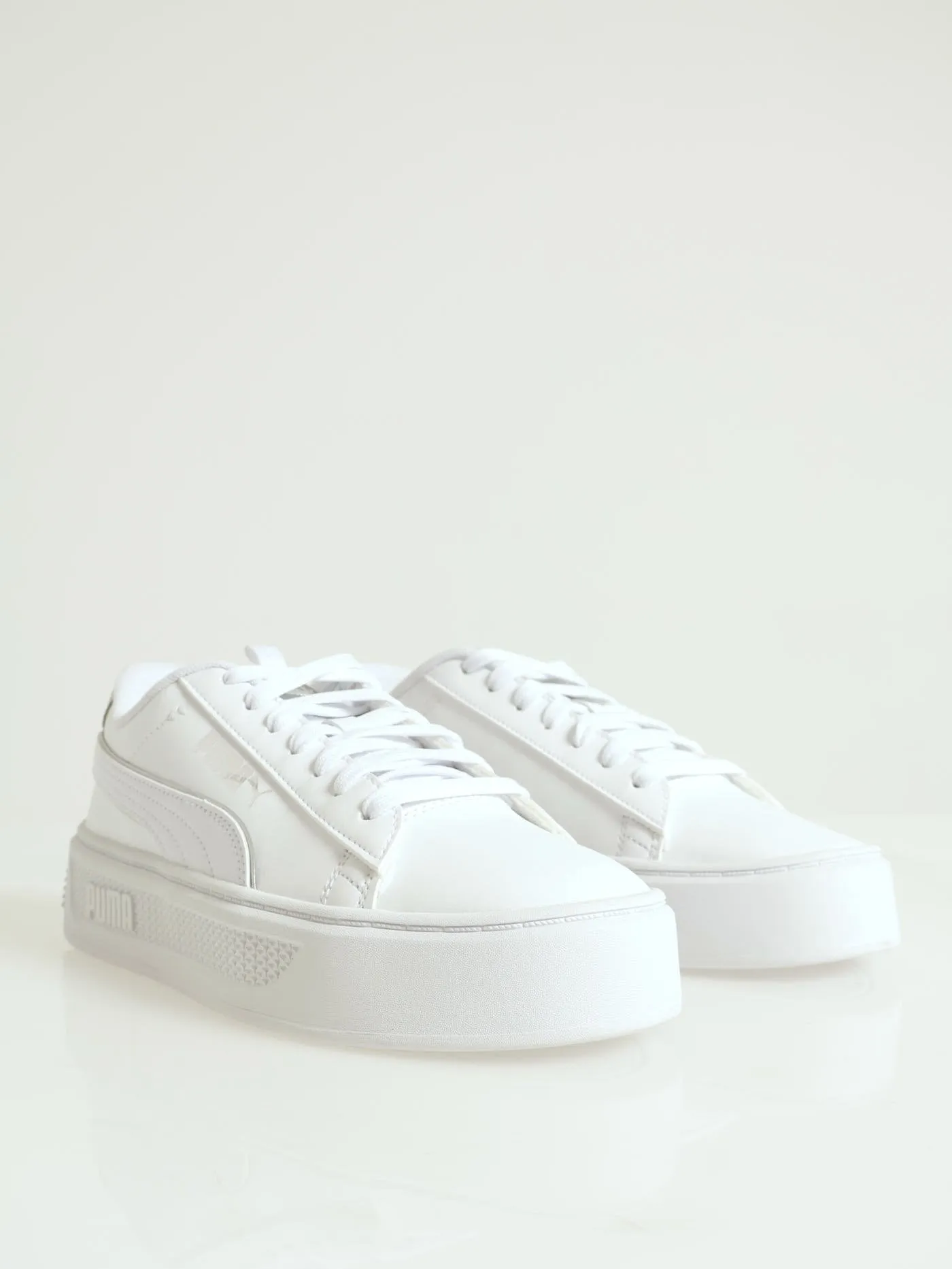 Smash Platform V3 Pop Up Sneaker - White
