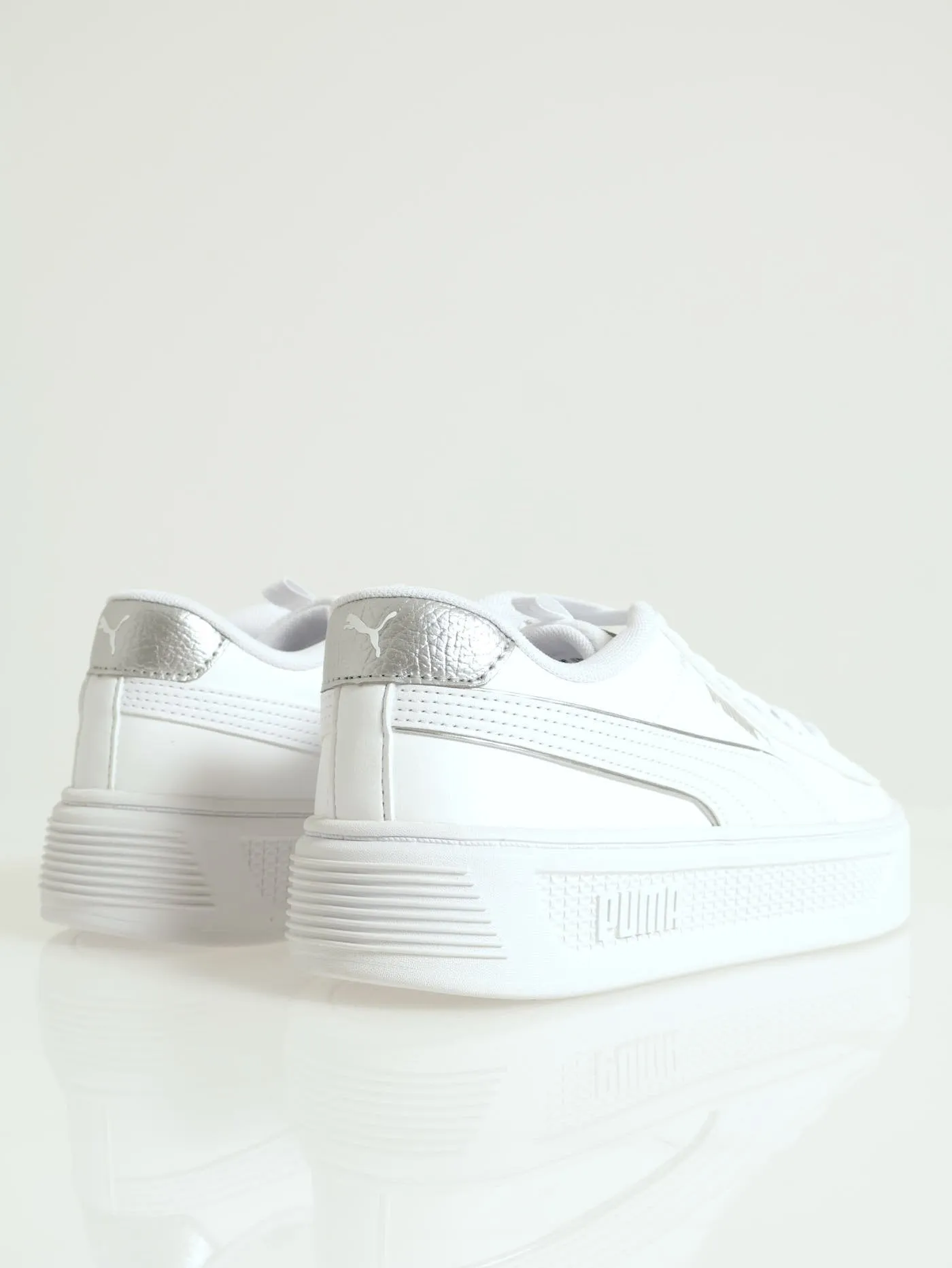 Smash Platform V3 Pop Up Sneaker - White