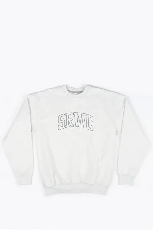 SPORTY AND RICH PRINCETON CREWNECK HEATHER GREY