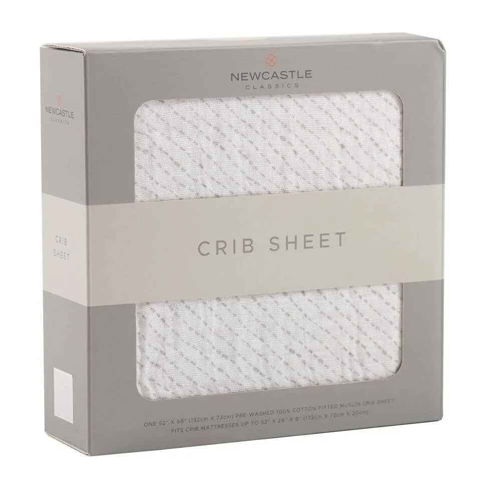 Spotted Wave Crib Sheet