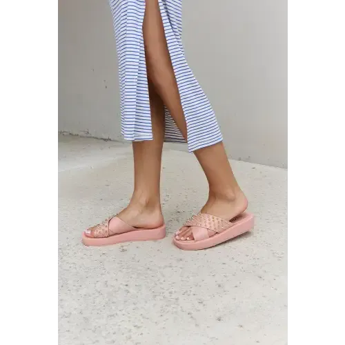 Studded Cross Sandals