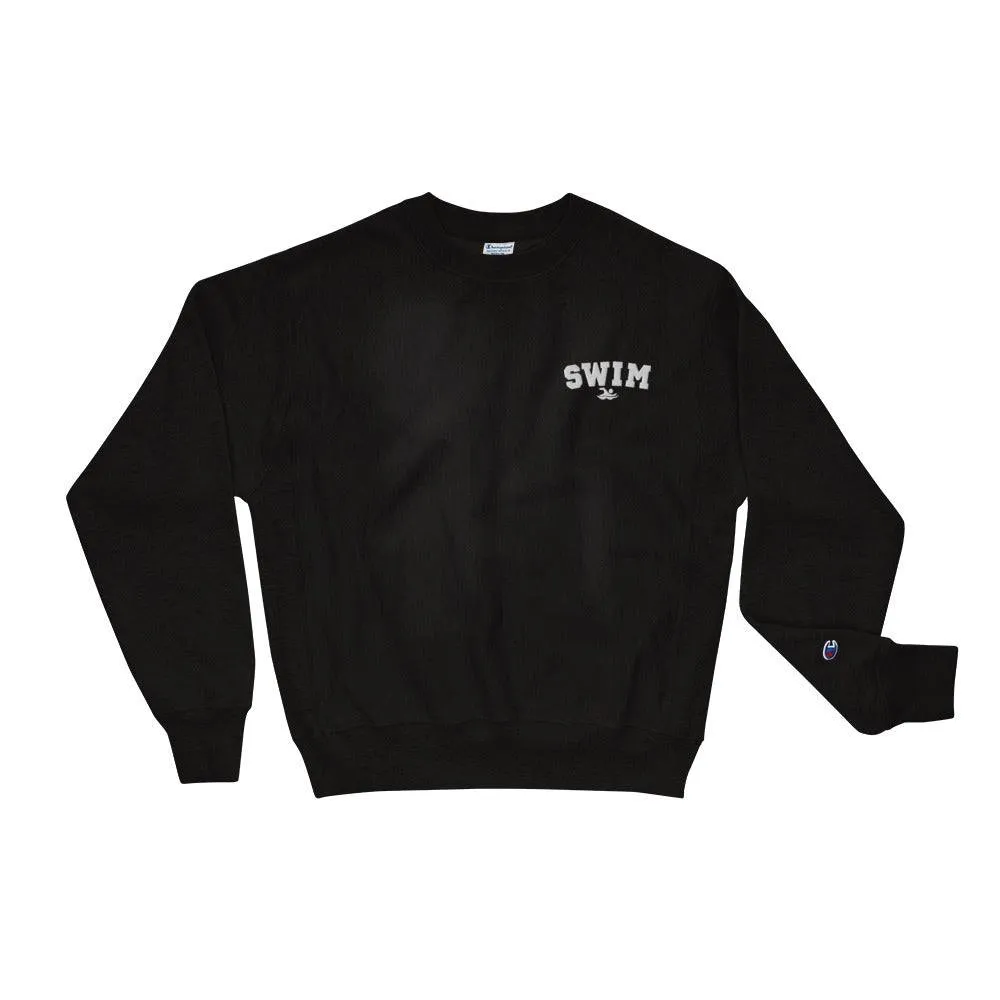 Swim Embroidered Champion® Crew Sweatshirt