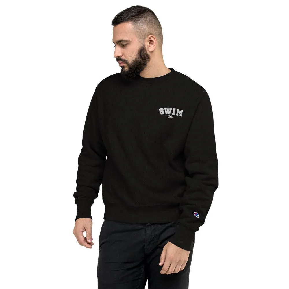 Swim Embroidered Champion® Crew Sweatshirt